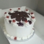 White Icing Chocolate Cake